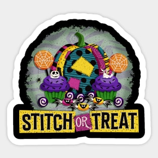 Stitch or Treat Sticker